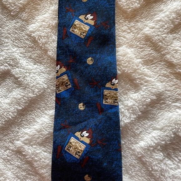Taz looney tones tie blue black - Picture 7 of 8